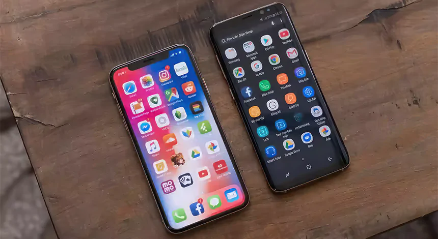 Samsung Galaxy S8 vs iPhone X
