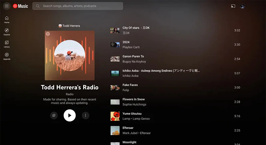 YouTube Music'in Kişisel Radyo Özelliği ile Müzik Zevkinizi Paylaşın!